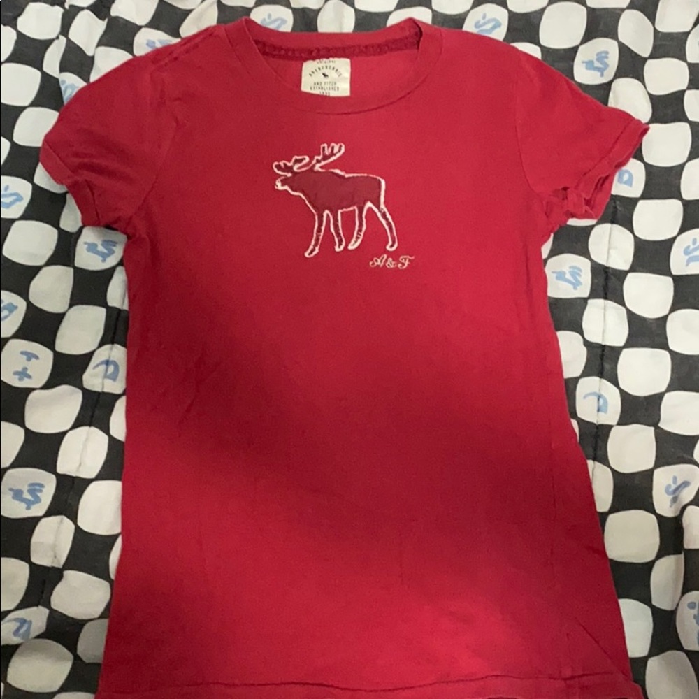 Abercrombie Red Shirt